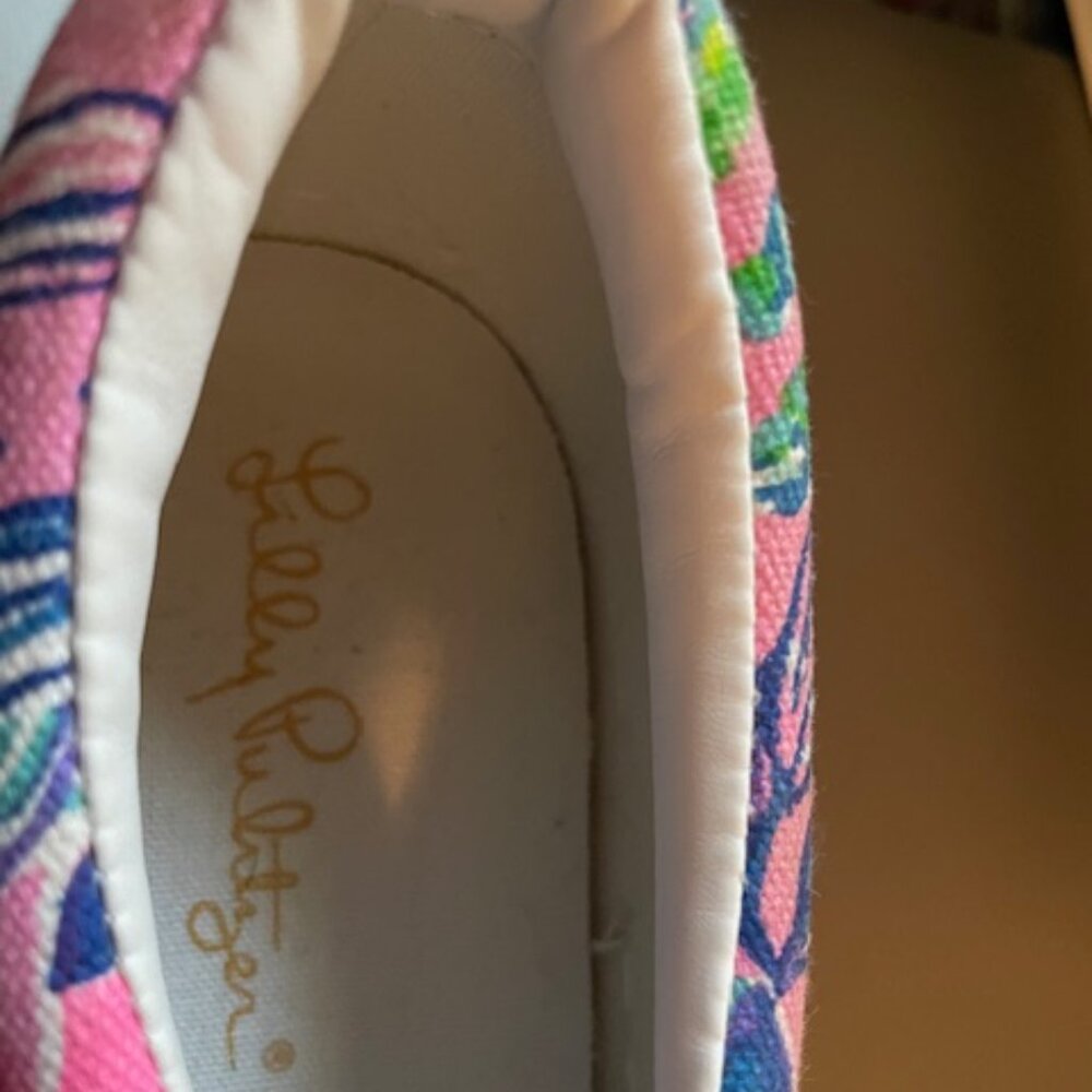 Lilly Pulitzer Sneakers Size 7.5 Worn Once! - Picture 2 of 4